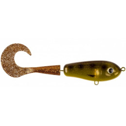 Wolf Tail, sinking, 106gr, 23cm - Spotted Bullhead - Gold