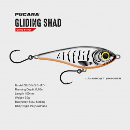 Pucara Gliding Shad (motifs lignes)