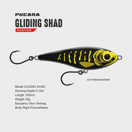 Pucara Gliding Shad (motifs lignes)