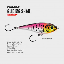 Pucara Gliding Shad (motifs lignes)